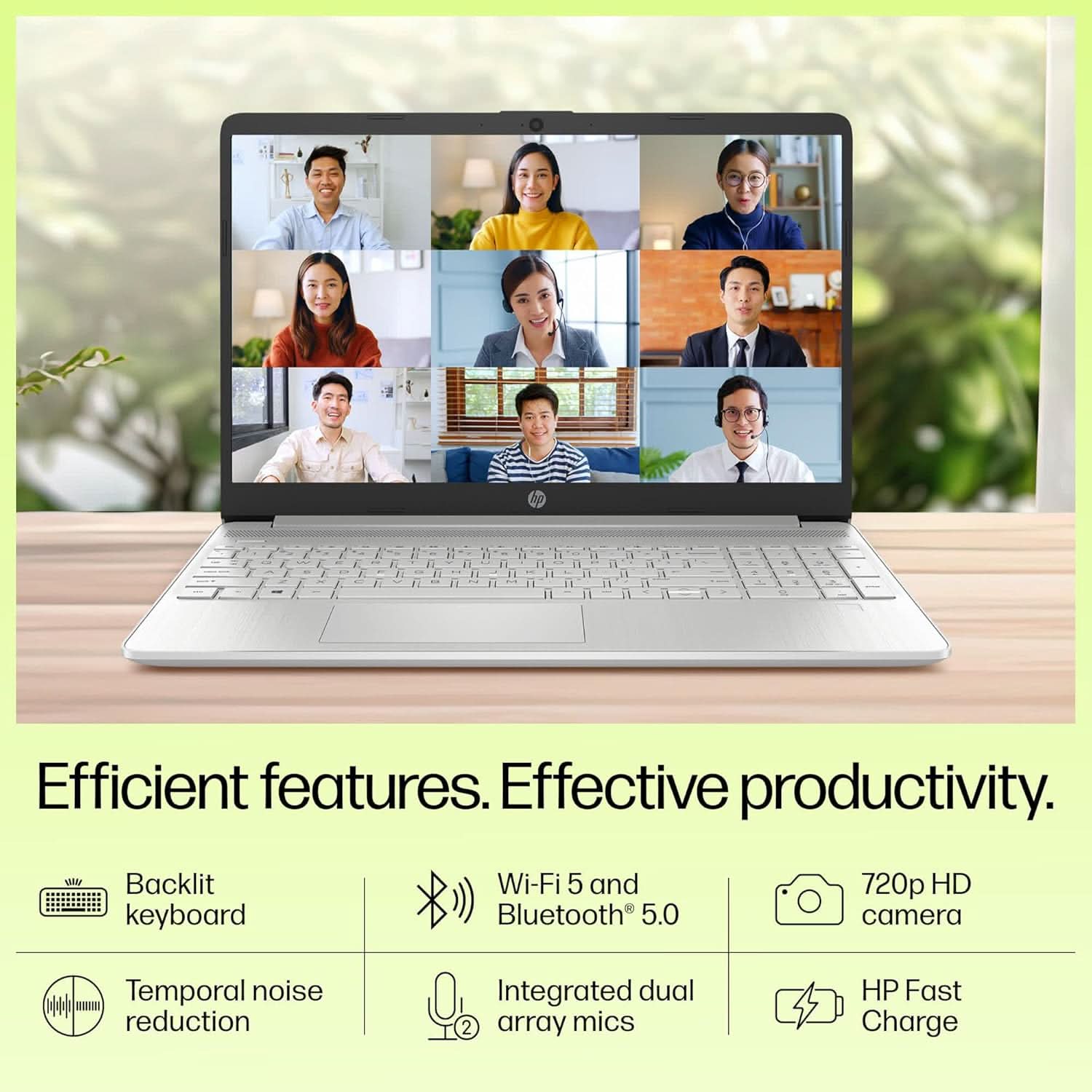 HP 15S-FQ5190TU [CI7-1255U 12TH GEN/16GB/512GB SSD/WIN11 HOME+MSO/15.6 INCH/INTEGRATED GRAPHICS /1 YEAR(S)/SILVER]