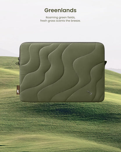 TOMTOC TERRA-A27 LAPTOP SLEEVE 14 INCH-GREEN