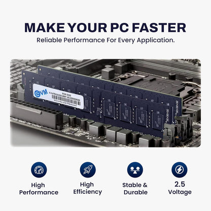 EVM 8GB DDR4 DESKTOP RAM 3200MHZ - (EVMT8G3200U88P)