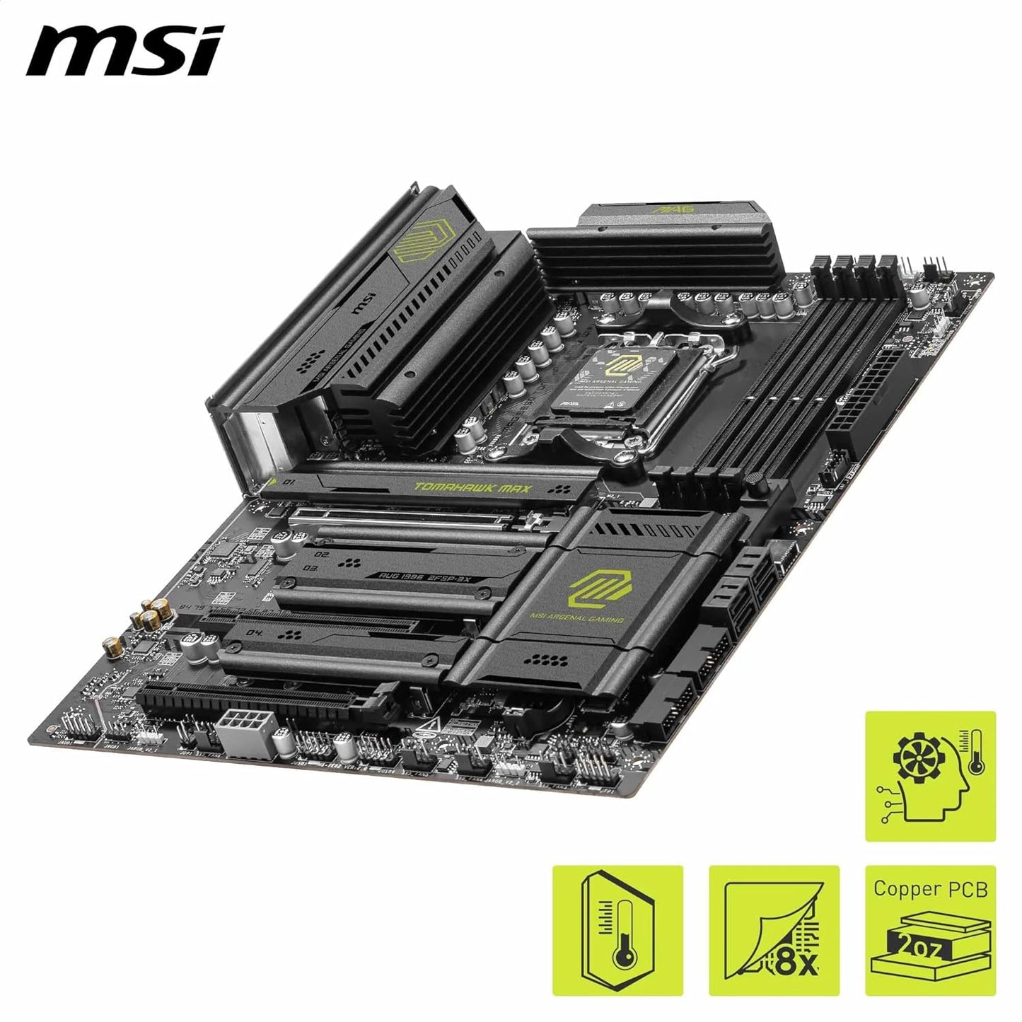 MSI MAG B850 TOMAHAWK MAX WIFI MOTHERBOARD