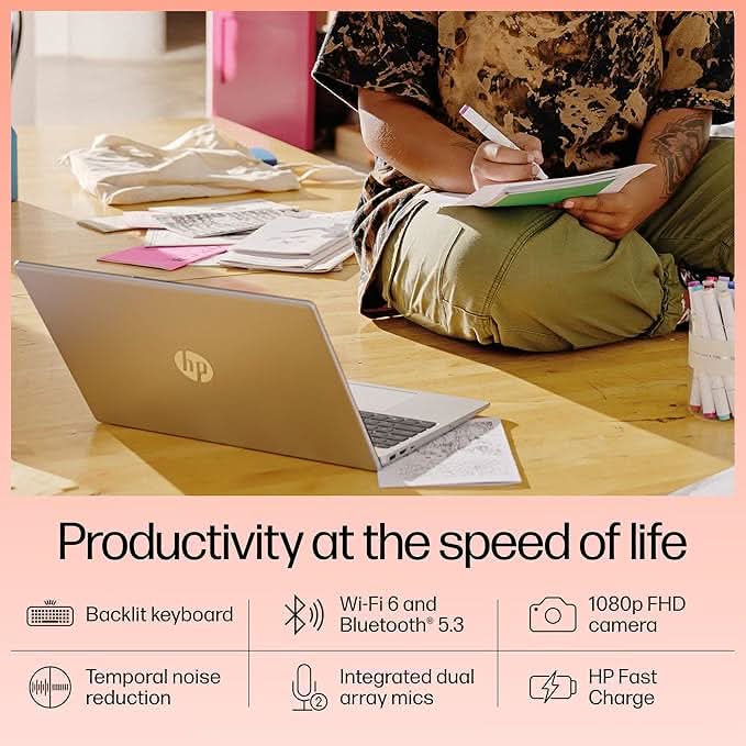 HP 15 FD0221TU [CI5-1334U 13TH GEN/16GB/512GB SSD/WIN11 HOME+MSO/15.6 INCH/INTEGRATED GRAPHICS /1 YEAR(S)/SILVER]