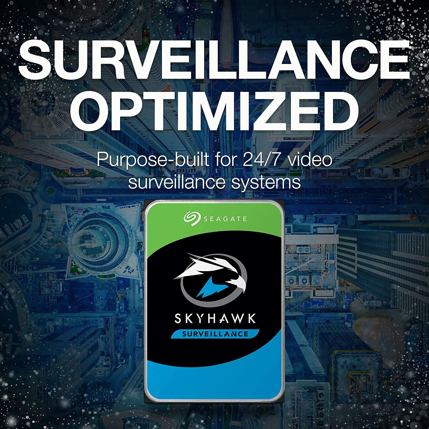 SEAGATE SKYHAWK 1TB SURVEILLANCE INTERNAL HARD DISK ST1000VX013