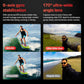 IZI One Pro 5.7k Action Camera | Ultra HD Sony STARVIS Sensor | 20M Body Waterproof | 2 x Battery with 240min Recording | Dual OLED, 6-Axis Gyro Stabilisation | HQ Mic Support | Reels, Vlogs & Bikes