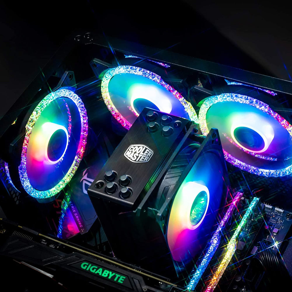 COOLER MASTER MasterFan MF120 Prismatic ARGB Cabinet Fan ( Triple Pack )