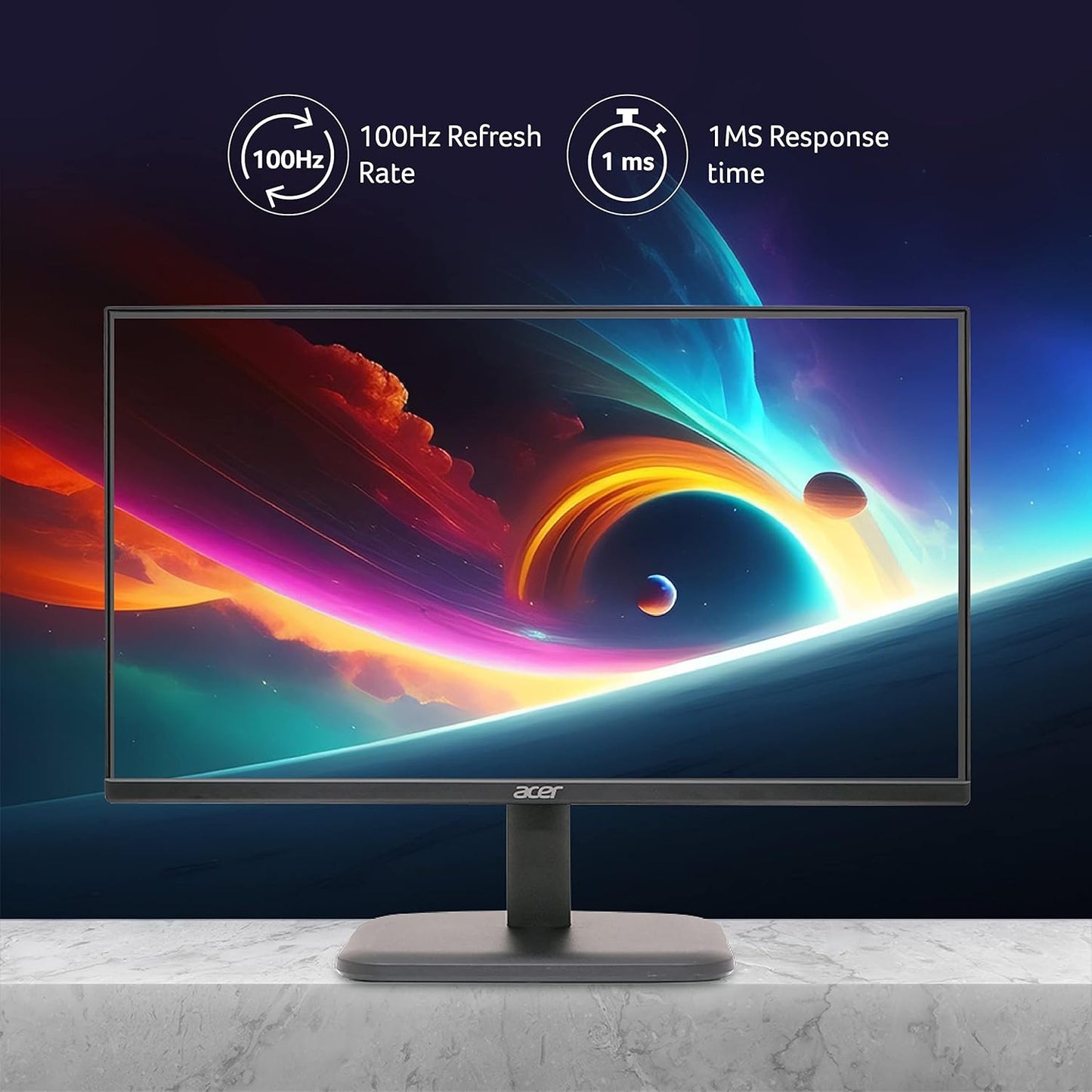 ACER EK240Y E 23.8 INCH IPS FULL HD 1920X1080 BACKLIT LED LCD MONITOR