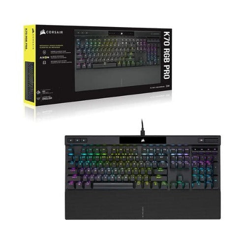 CORSAIR K70 Pro RGB Full Size Mechanical Wired Gaming Keyboard ( Black ) ( Cherry MX Brown Switch )