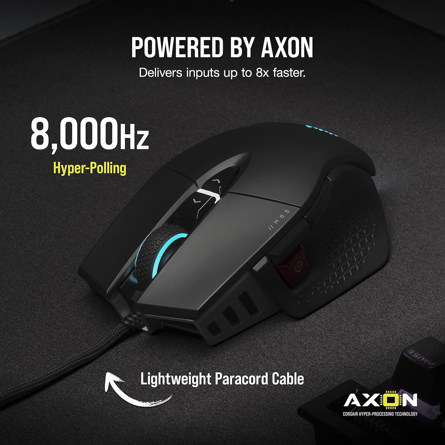CORSAIR M65 RGB ULTRA TUNABLE FPS GAMING USB MOUSE