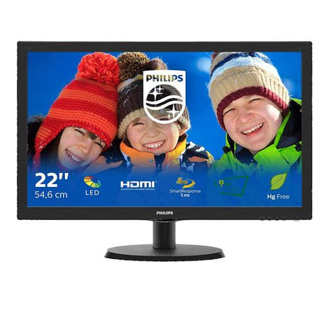 PHILIPS 223V5LHSB2/94 22 Inch FHD 60Hz TN Panel 5MS AMD Free Sync Gaming Monitor