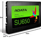 ADATA 480GB SU650 SATA SSD ASU650SS-480GT-R