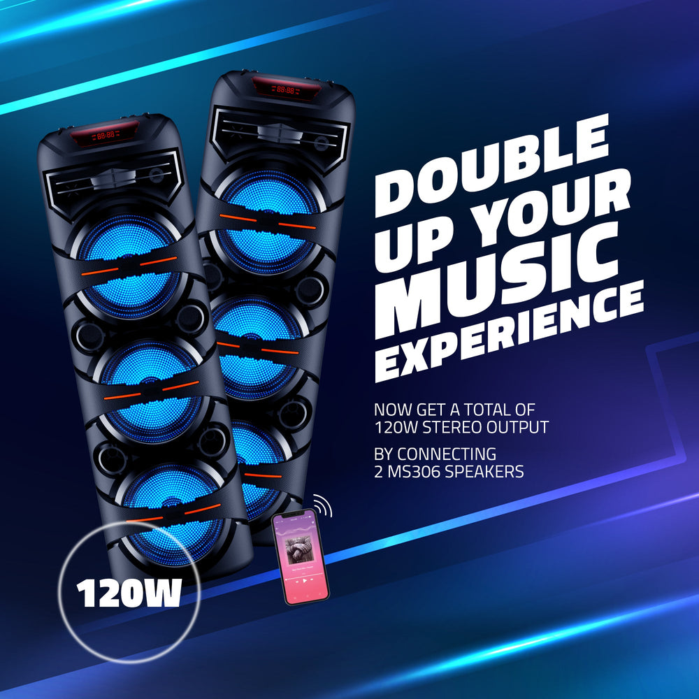 MS306 60W Wireless Bluetooth Party Speaker