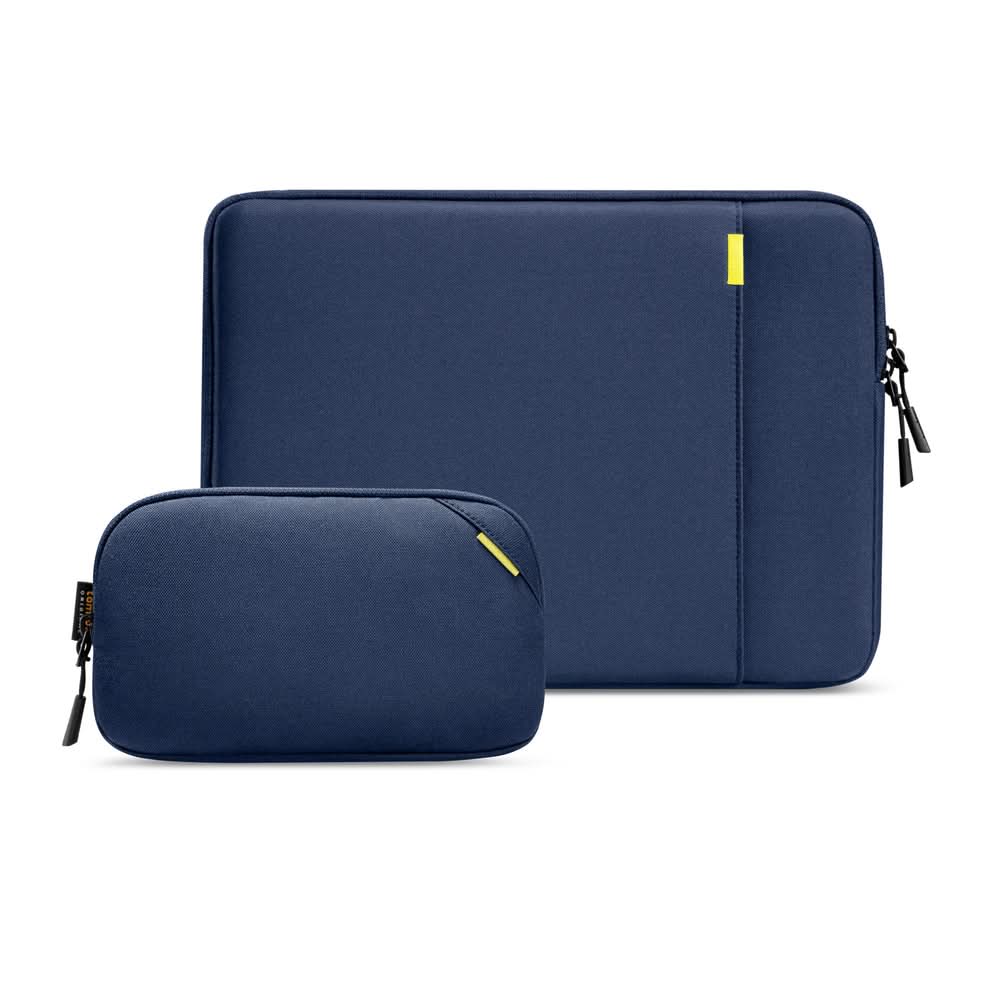 TOMTOC DEFENDER-A13 LAPTOP SLEEVE KIT 14 INCH-NAVY BLUE