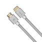 CADYCE HIGH SPEED 8K HDMI COTTON BRAIDED CABLE WITH ETHERNET (1.M) CA-8KHDC