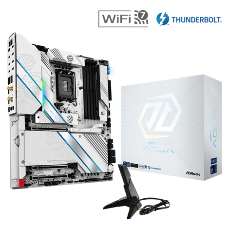 ASROCK Z890 Taichi Aqua Wifi DDR5 Intel Motherboard ( White )