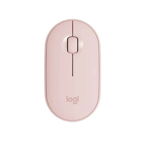 LOGITECH Pebble M350 Wireless+Bluetooth Ambidextrous Gaming Mouse ( 910-005601 ) ( 1000DPI / 3 Macro Button ) ( Rose )