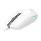 LOGITECH G203 Lightsync Wired Ambidextrous Gaming Mouse ( 910-005791 ) ( 8000DPI / 6 Macro Buttons ) ( White )