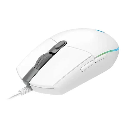 LOGITECH G203 Lightsync Wired Ambidextrous Gaming Mouse ( 910-005791 ) ( 8000DPI / 6 Macro Buttons ) ( White )