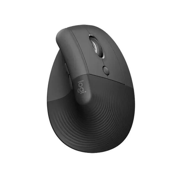 LOGITECH Lift Vertical Wireless Ergonomic Gaming Mouse ( 910-006479 ) ( 4000DPI / 6 Macro Buttons ) ( Graphite )