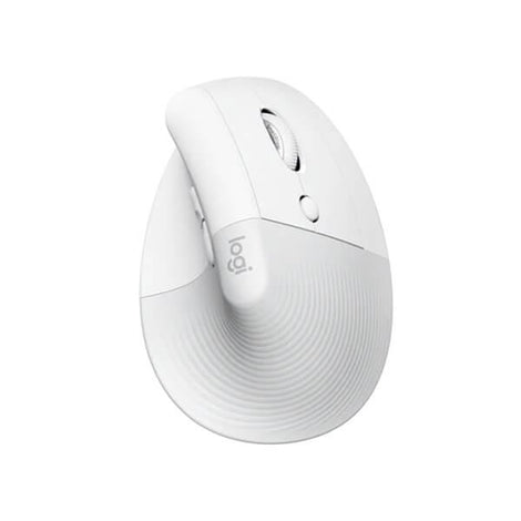 LOGITECH Lift Vertical Wireless Ergonomic Gaming Mouse ( 910-006480 ) ( 4000DPI / 6 Macro Buttons ) ( Off-White )
