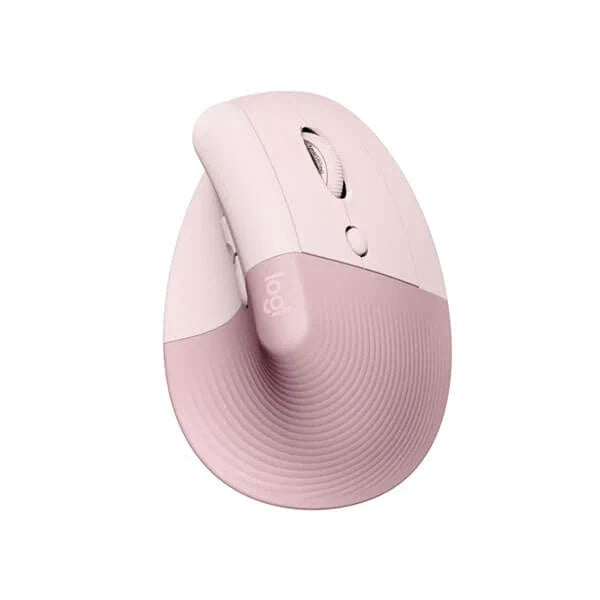 LOGITECH Lift Vertical Wireless Gaming Mouse ( 910-006481 ) ( 4000DPI / 6 Macro Buttons ) ( Rose )