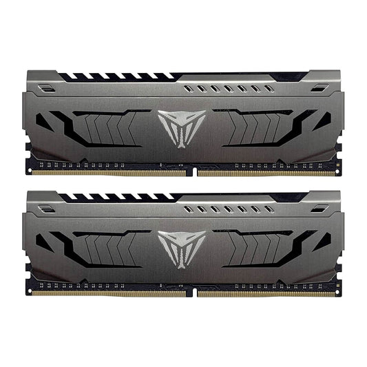 PATRIOT MEMORY VIPER STEEL DDR4 RAM 32GB (2X16GB) 3200MHZ CL16 UDIMM DESKTOP GAMING MEMORY KIT PVS432G320C6K