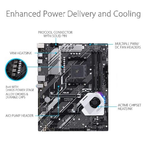 ASUS Prime X570-P DDR4 AMD Motherboard
