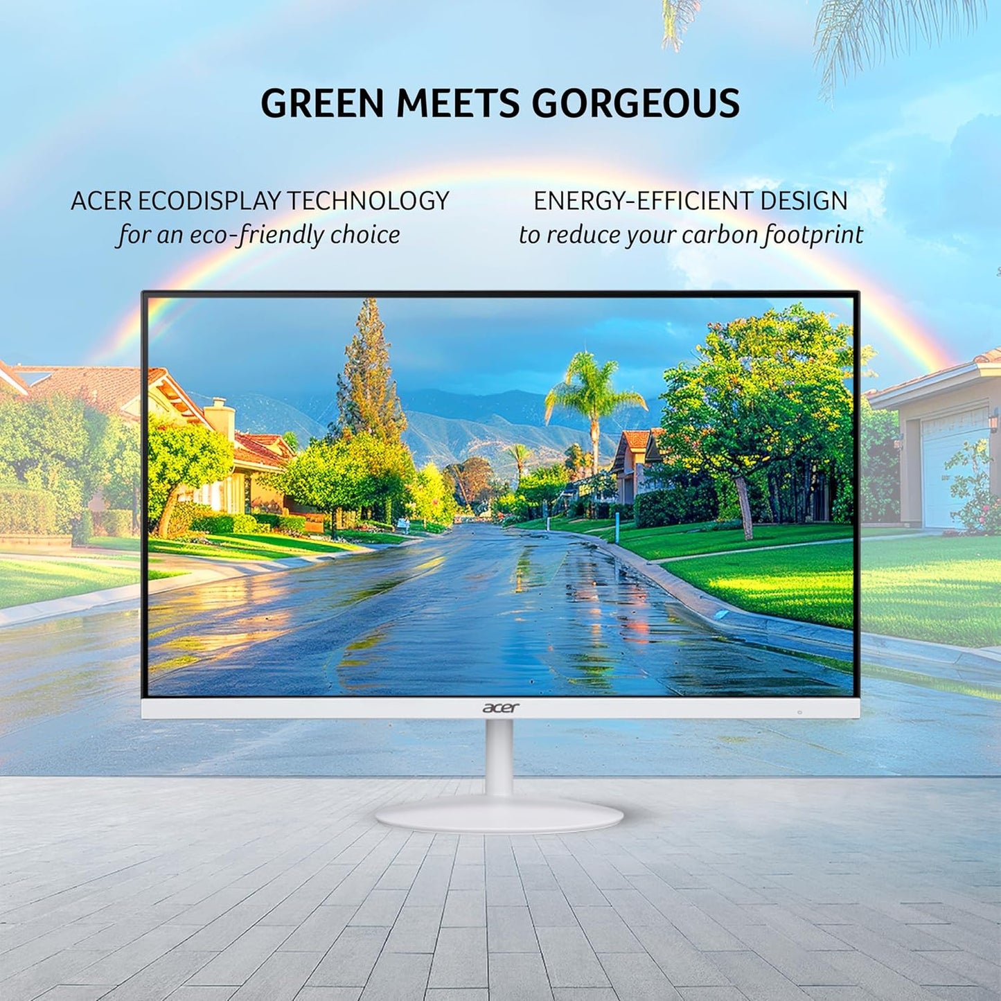ACER SA322QAWM 31.5 INCH FULL HD 1920X1080 IPS ULTRA-SLIM (7.2MM) BACKLIT LED MONITOR