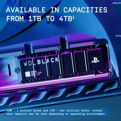 WESTERN DIGITAL BLACK SN850P NVME SSD FOR PS5 2TB