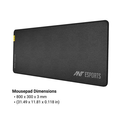 ANT ESPORTS MP 320C Extra Large Black Mousepad