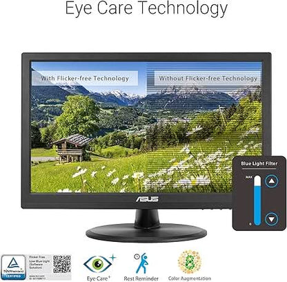 ASUS 15.6 Inch Full HD, 10-Point Touchscreen, IPS, Wide Viewing Angle 1080P Touch Monitor