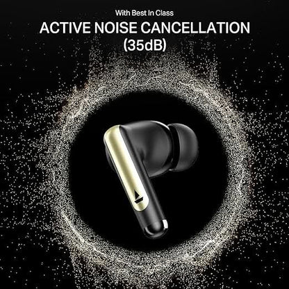 Boat Airdopes 141 Elite ANC TWS Ear Buds Wireless Earphones with mic (Black)
