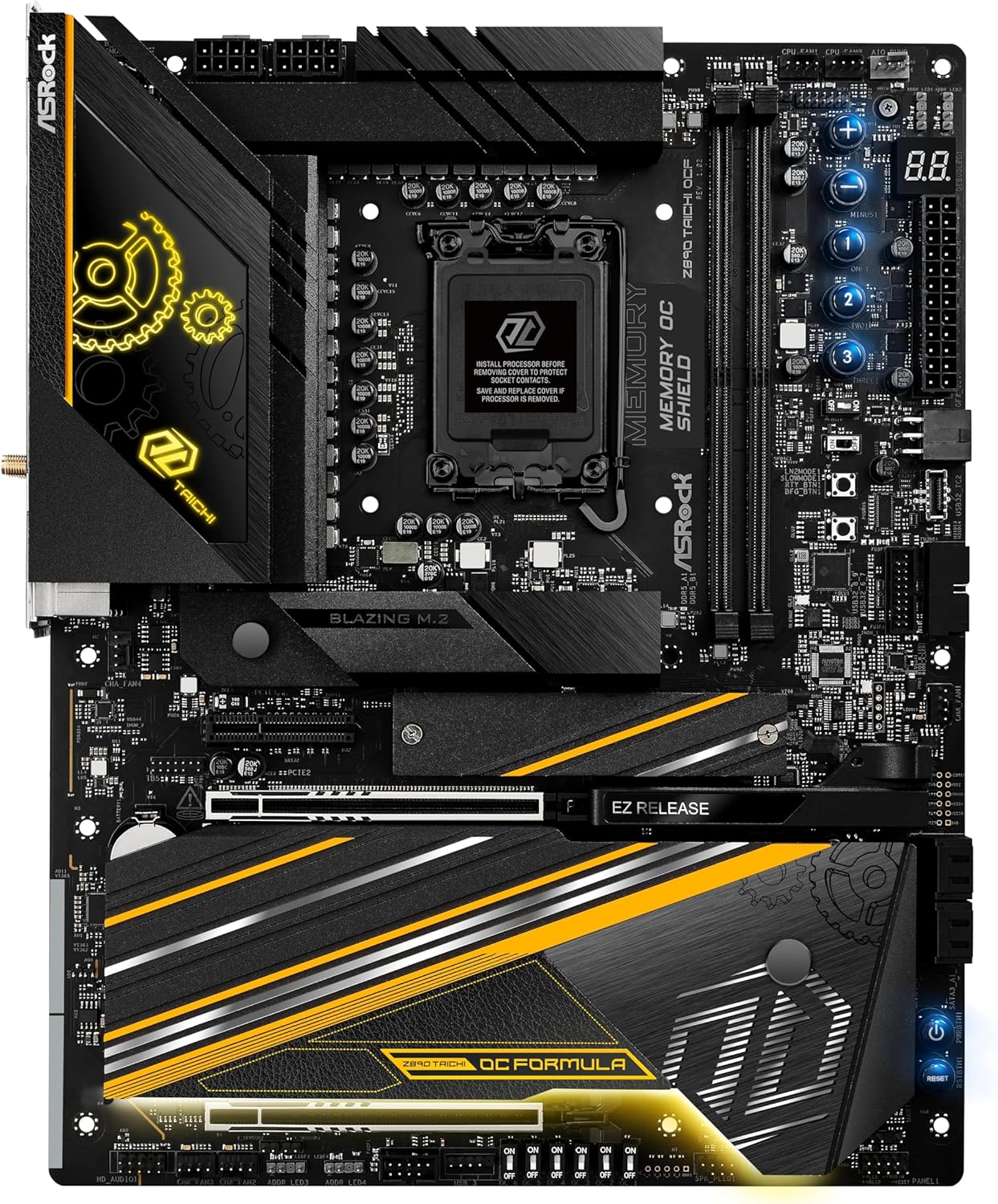 ASROCK Z890 TAICHI OCF INTEL CORE ULTRA LGA1851 DDR5 M-ATX MOTHERBOARD