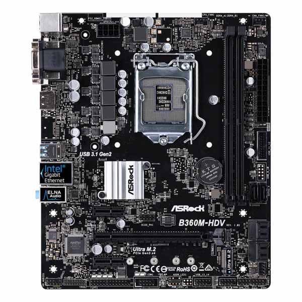ASROCK B360-HDV DDR4 Intel Motherboard