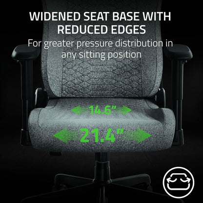RAZER ISKUR V2 X - GAMING CHAIR - LIGHT GRAY FABRIC - RZ38-05310200-R3UA