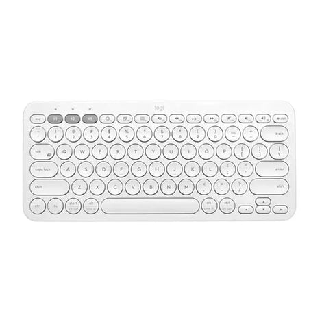 LOGITECH K380 60% Membrane Wireless Gaming Keyboard ( Off-White )