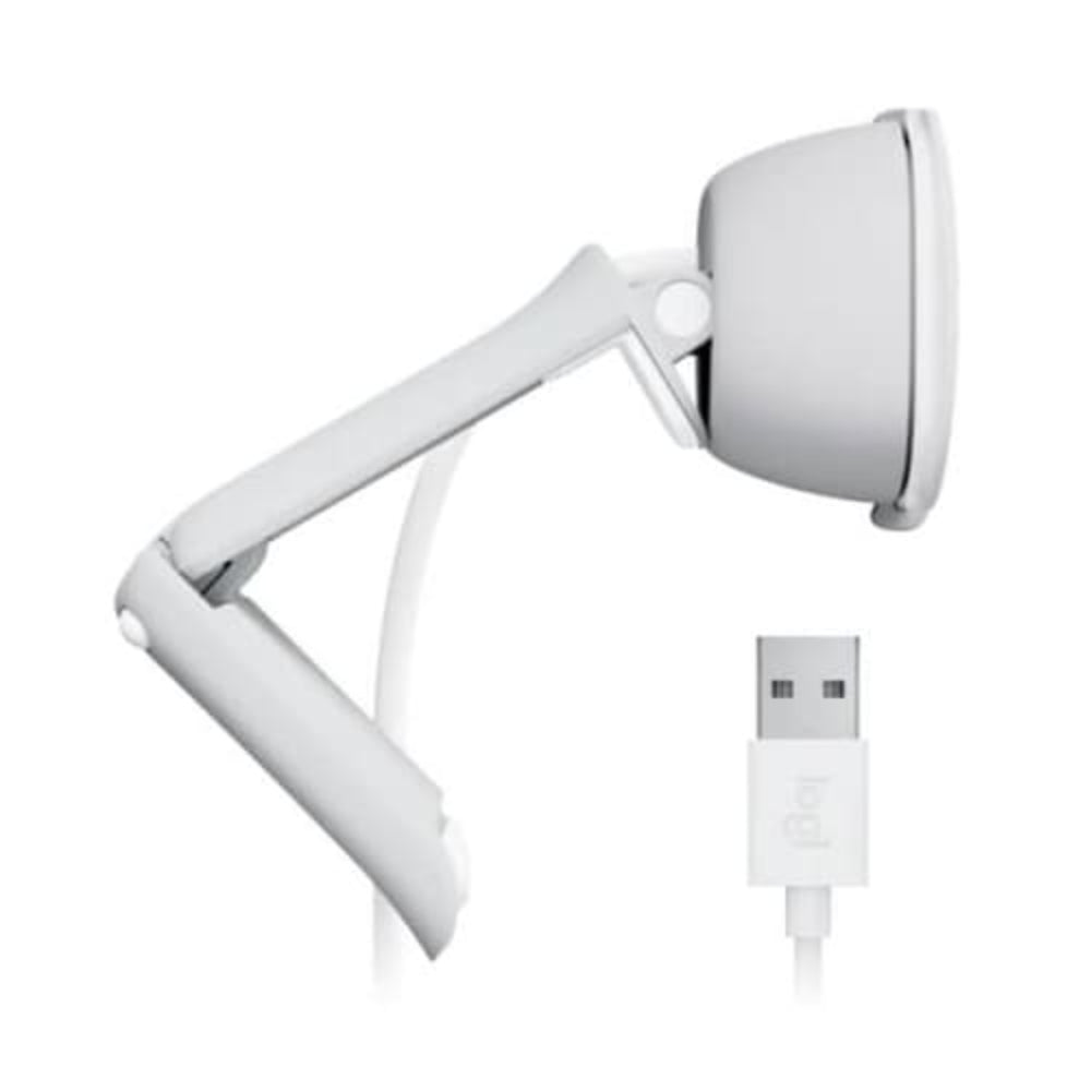 LOGITECH Brio 100 Full HD Webcam ( White) - Mehta Brothers Shop