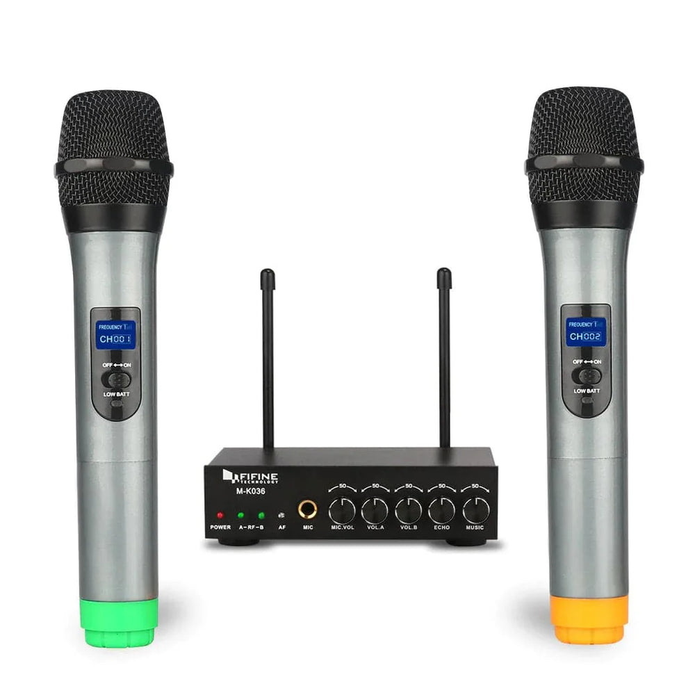 FIFINE K036 Wireless HandHeld Microphone ( Gray )
