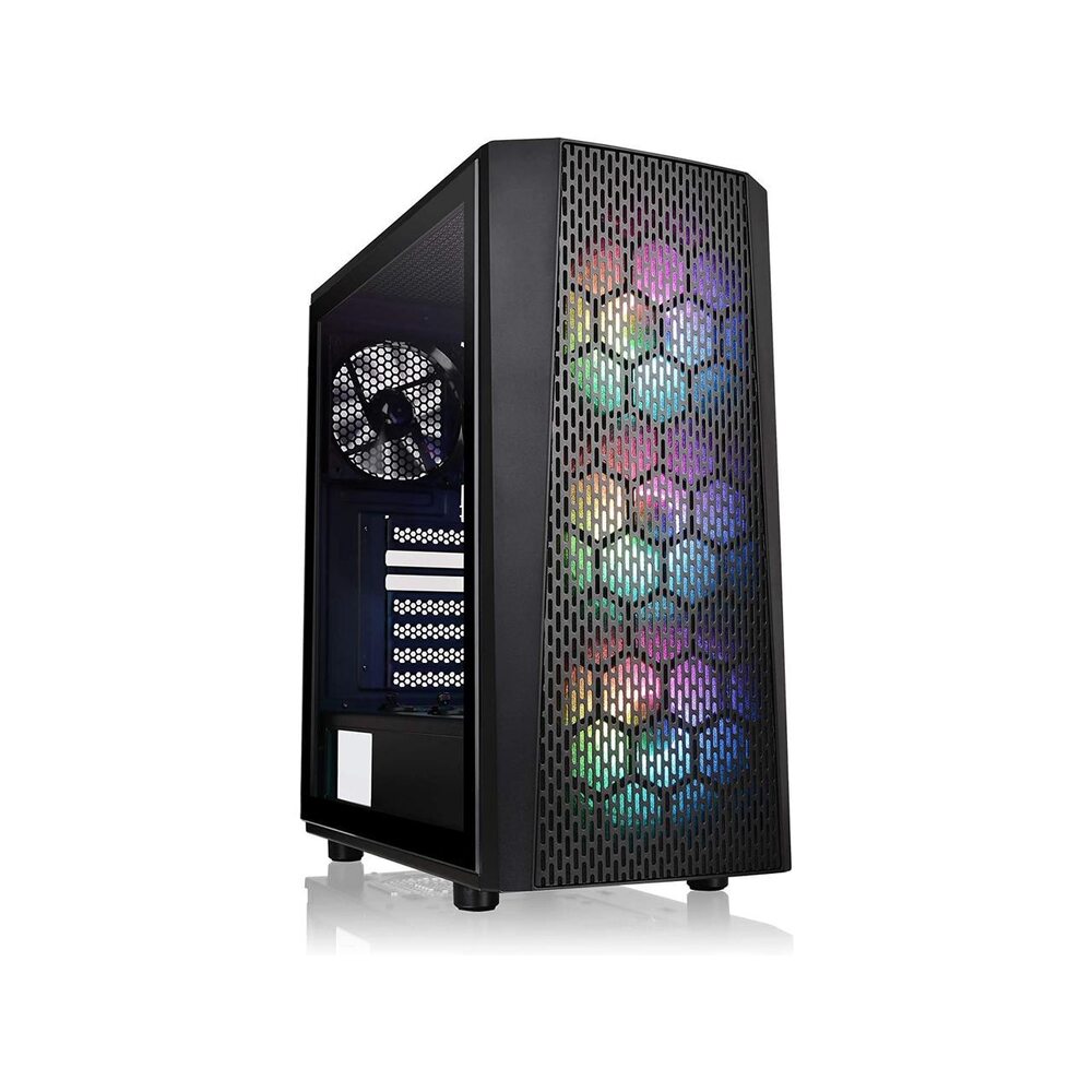 THERMALTAKE Versa J24 ARGB ATX Mid Tower Cabinet (Black)