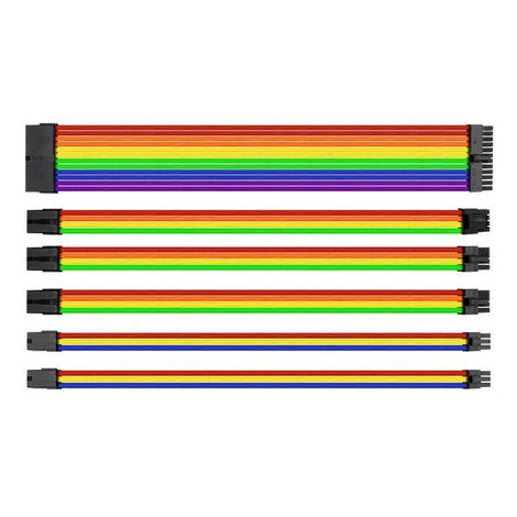 THERMALTAKE TtMod Sleeved Cable (Extension) Rainbow