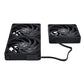 LIAN LI UNI Fan P28 120mm Non-RGB Cabinet Fan (Black) (Triple Pack)