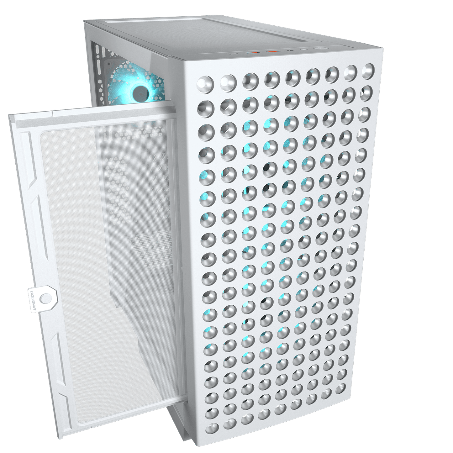 Cougar AIRFACE ECO RGB White Mid Tower Cabinet