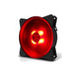 COOLER MASTER MF120L 120mm RED LED Cabinet Fan (Black) (Single Pack)
