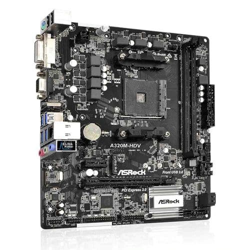 ASROCK A320M-HDV DDR4 AMD Motherboard