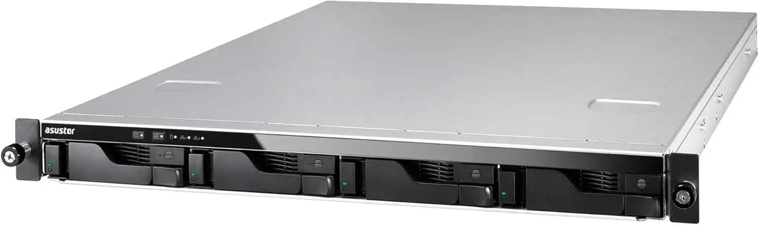 ASUSTOR AS6504RD 4-Bay NAS | 2.5GbE, 8GB DDR4, Energy-Efficient Rackmount Storage Server