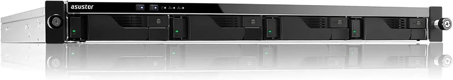 ASUSTOR AS6504RS 4-Bay NAS | 2.5GbE, 8GB DDR4, Energy-Efficient Rackmount Storage Server