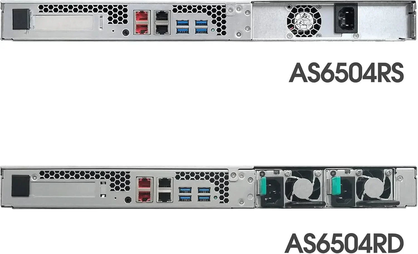 ASUSTOR AS6504RS 4-Bay NAS | 2.5GbE, 8GB DDR4, Energy-Efficient Rackmount Storage Server
