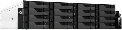 ASUSTOR AS7216RDX 16-Bay NAS | Dual 10GbE + GbE, 16GB DDR5 ECC, Energy-Efficient Rackmount Server