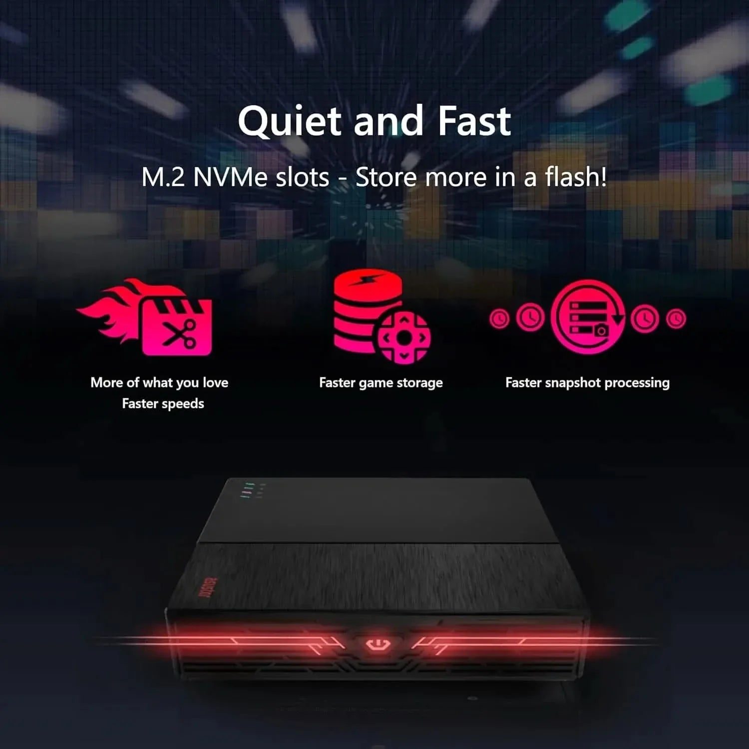ASUSTOR FS6806X 6-Bay NAS | 10GbE, 8GB DDR5, Energy-Efficient NVMe Storage Server