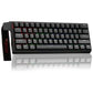 AULA WIN60 HE 60% RGB Mechanical Wired Gaming Keyboard Hall Effect Magnetic Switches For PC/Mac Black Graywood Magnetic Switch WIN60BW