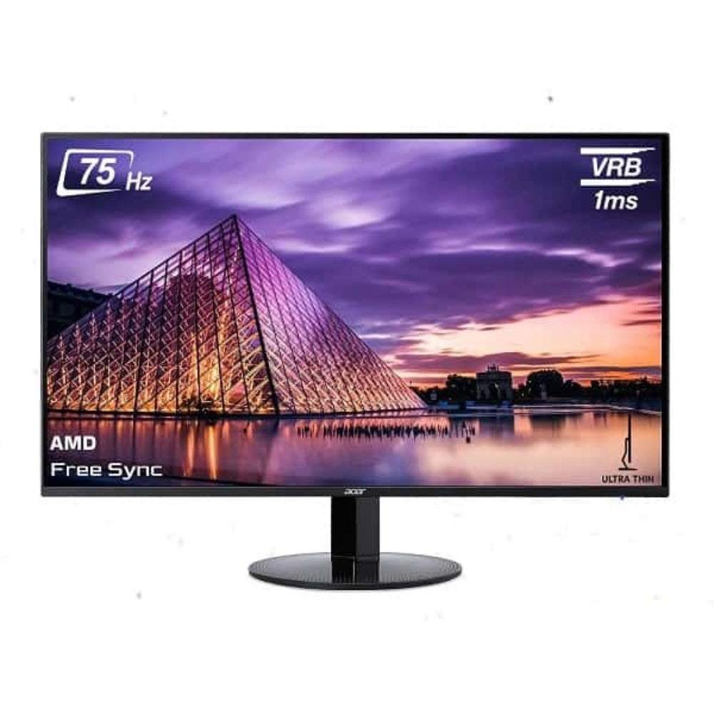 ACER SA241Y 24 Inch FHD 75Hz VA Panel 72% SRGB 1MS AMD FreeSync Gaming Monitor