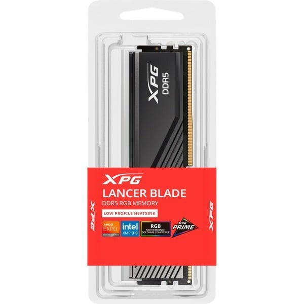 ADATA XPG Lancer Blade RGB 32GB ( 32GB x 1 ) 6000MHz DDR5 RAM ( Black ) ( CL30 )